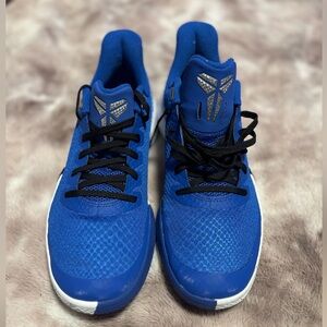 Nike Royal Blue Basketball Sneakers with Black Accents